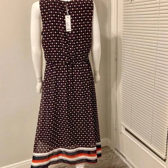 NWT APT. 9 Retro Polka Dot Sleeveless Dress Sz PXL - Picture 4 of 7